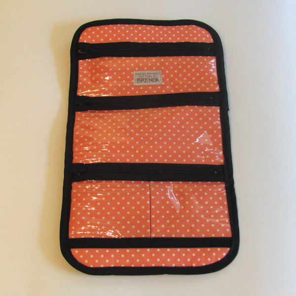 Floral Bliss Jewelry Pouch Inside  by Brenda Zapotosky