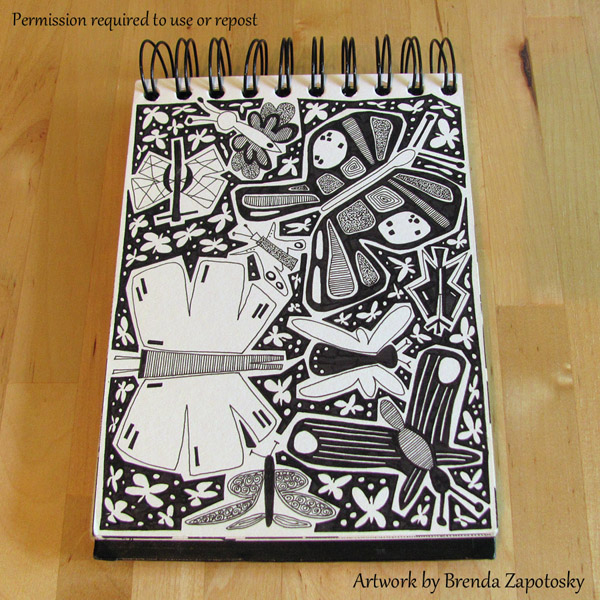 butterfly-doodle-by-brenda-zapotosky
