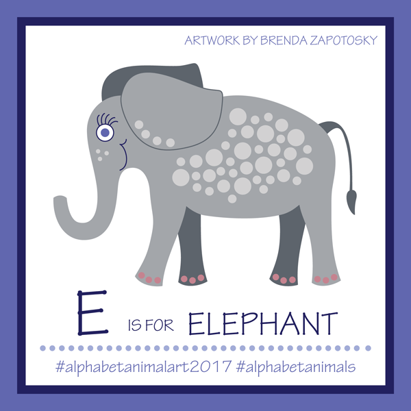 FIXED E is for Elephant by Brenda Zapotosky