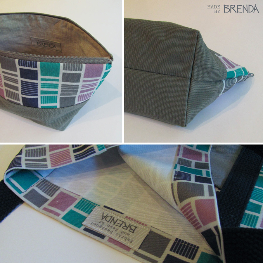 Canvas Bags details by Brenda Zapotosky for Blog