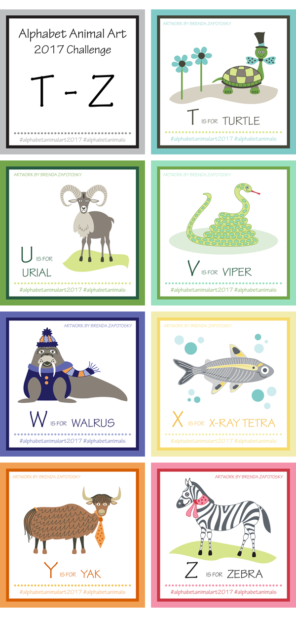 Animals Animals Letters T thru Z by Brenda Zapotosky