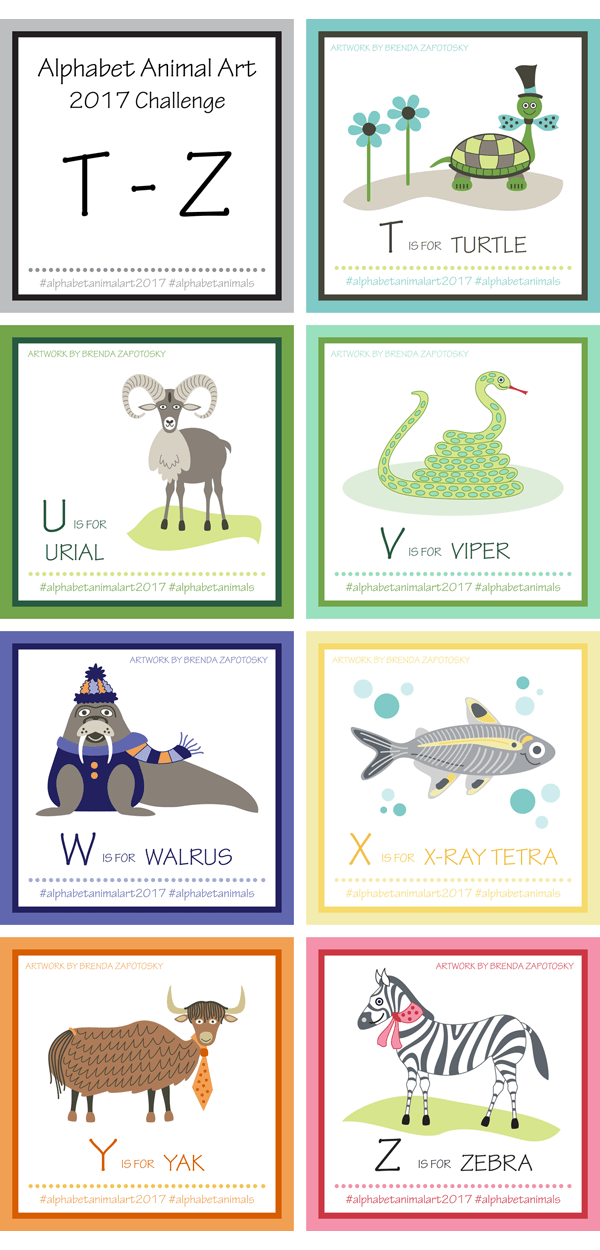 Animals Animals Letters T thru Z by Brenda Zapotosky