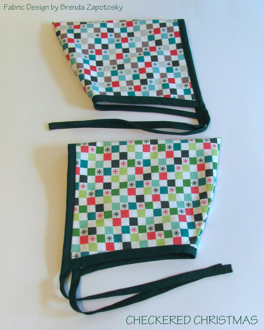 Checkered Christmas Hats by Brenda Zapotosky 2