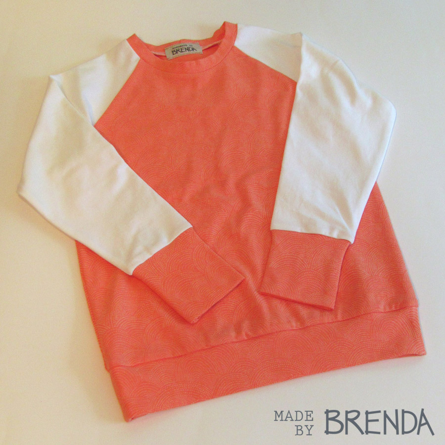 Nieces Raglan Shirt sewn by Brenda Zapotosky