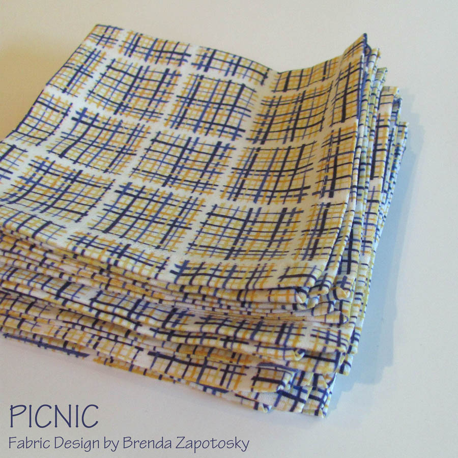 Stacked Picnic Napkins by Brenda Zapotosky