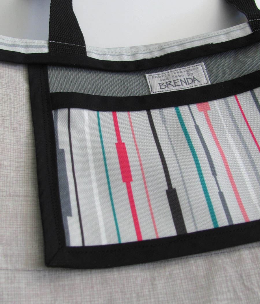 Transit Lines Tote by Brenda Zapotosky 6