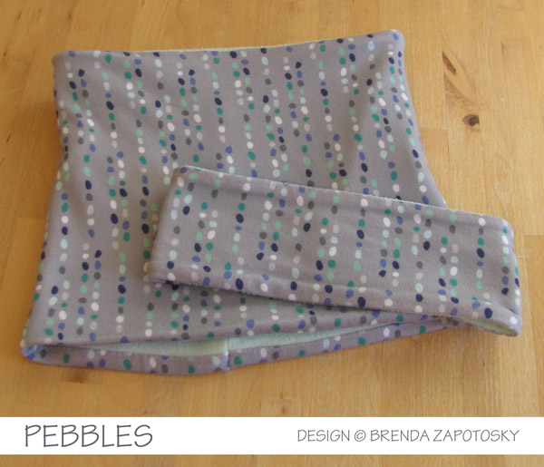 Pebbles Winter Set by Brenda Zapotosky