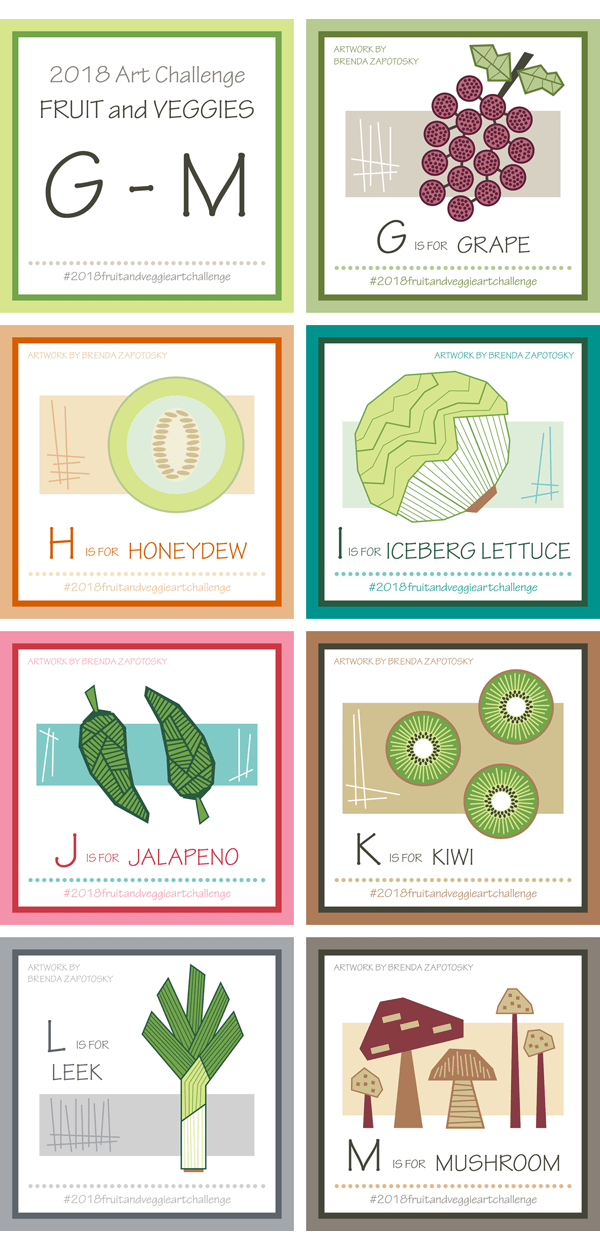 G thru M Fruit and Veggies by Brenda Zapotosky