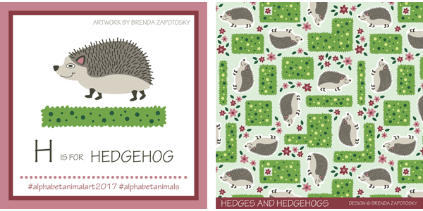 Hedgehogl Illustration by Brenda Zapotosky