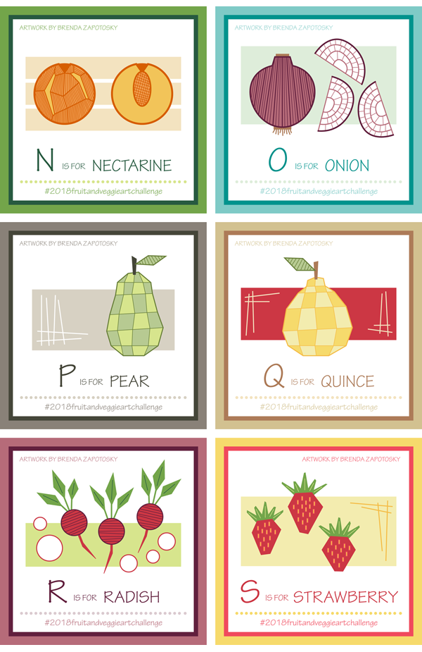 N thru S Fruit and Veggies by Brenda Zapotosky