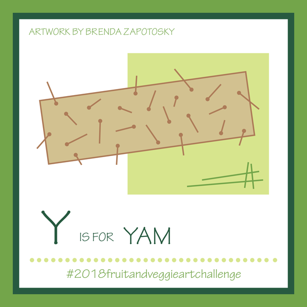 Y is for Yam by Brenda Zapotosky