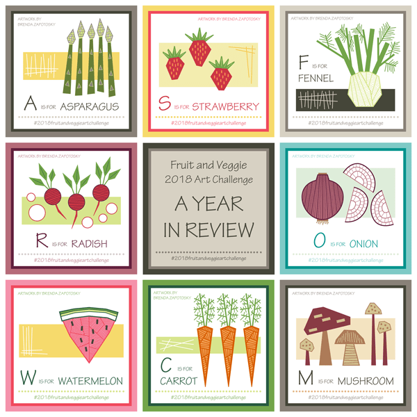 alphabet art challenge 2018 final review by brenda zapotosky