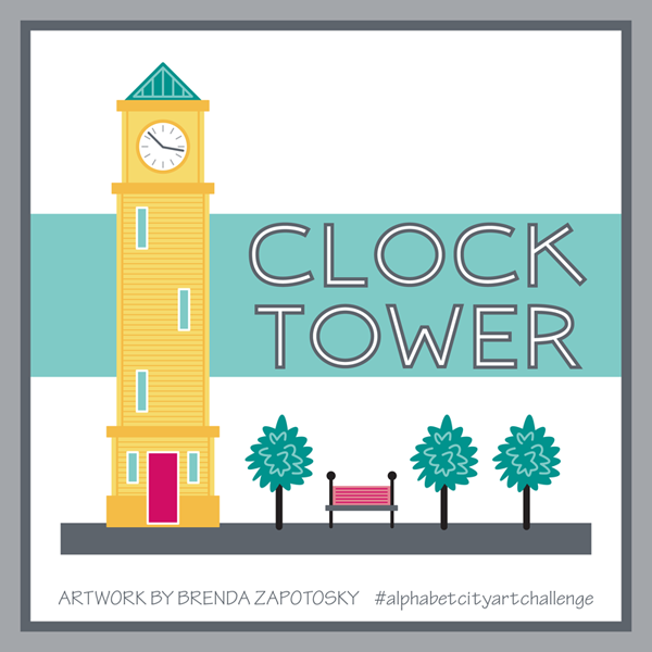 C is for Clock Tower by Brenda Zapotosky