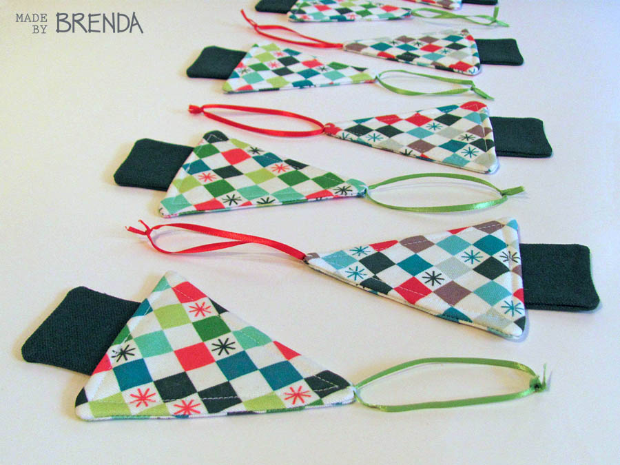 Checkered Christmas by Brenda Zapotosky Tree Ornaments