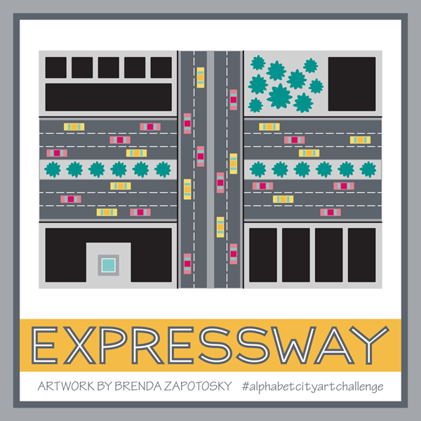 X is for Expressway by Brenda Zapotosky