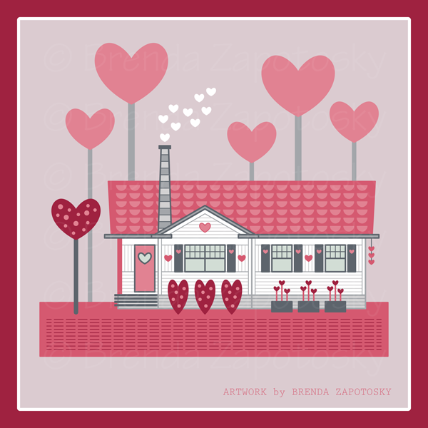 February 2020 House Artwork by Brenda Zapotosky IG Grid